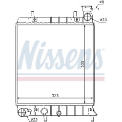 Radiateur Refroidissement Moteur Pour Hyundai Accent II 25310-25050 2531025Q10