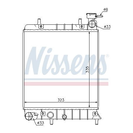 Radiateur Refroidissement Moteur Pour Hyundai Accent II 25310-25050 2531025Q10