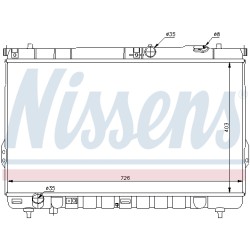 Radiateur Refroidissement Moteur Pour Hyundai Santa Fé I I/SUV 25310-26400
