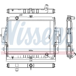 Radiateur Refroidissement Moteur Pour Hyundai Galloper I II HB031400 HR171401