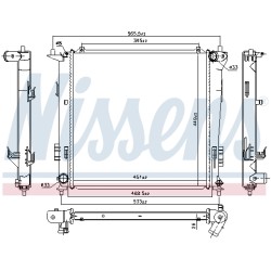 Radiateur Refroidissement Moteur Pour Hyundai i30 Kia Ceed Pro Cee'D