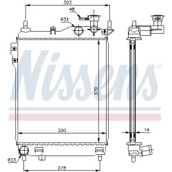Radiateur Refroidissement Moteur Pour Hyundai Getz 25310-1C200 253101C206