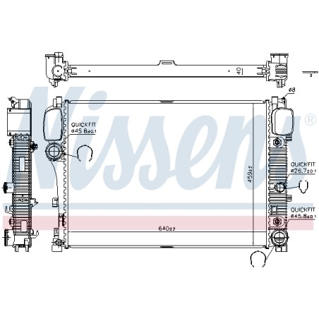Radiateur Refroidissement Moteur Pour MERCEDES Classe S