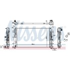 Radiateur Refroidissement Moteur Pour VW Crafter 30-35 30-50 MERCEDES Sprinter