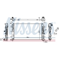 Radiateur Refroidissement Moteur Pour VW Crafter 30-35 30-50 MERCEDES Sprinter