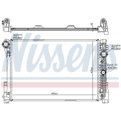 Radiateur Refroidissement Moteur Pour MERCEDES Classe C T-Model E GLK SLK