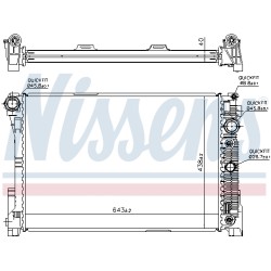 Radiateur Refroidissement Moteur Pour MERCEDES Classe C T-Model E GLK CLS