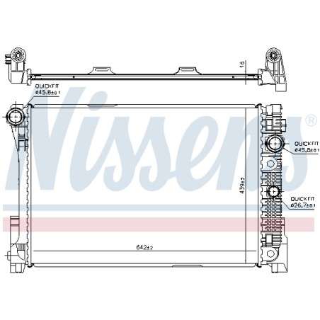 Radiateur Refroidissement Moteur Pour MERCEDES Classe C T-Model