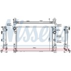 Radiateur Refroidissement Moteur Pour MERCEDES Classe C T-Model E CLS SLC SLK