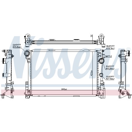 Radiateur Refroidissement Moteur Pour MERCEDES Classe C T-Model E CLS SLC SLK