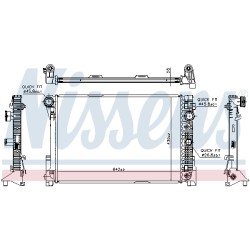 Radiateur Refroidissement Moteur Pour MERCEDES Classe C T-Model E GLK SLK