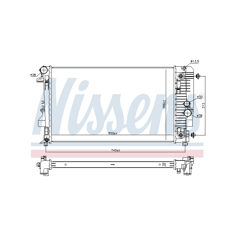 Radiateur Refroidissement Moteur Pour MERCEDES Viano Vito