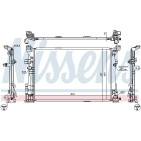 Radiateur Refroidissement Moteur Pour Infiniti Q30 QX30 MERCEDES CLA Classe A B