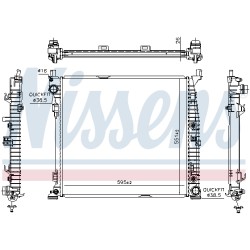 Radiateur Refroidissement Moteur Pour MERCEDES Classe GL M GLE GLS