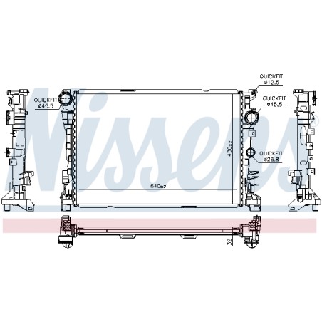 Radiateur Refroidissement Moteur Pour MERCEDES Classe C T-Model E CLS SL SLK