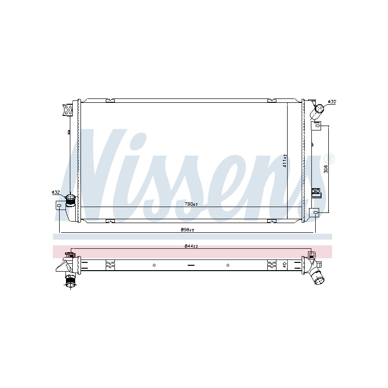 Radiateur Refroidissement Moteur Pour Renault Opel Nissan Vauxhall 93190131