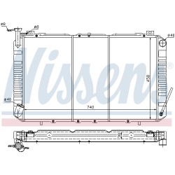 Radiateur Refroidissement Moteur Pour Nissan Patrol GR IV 21400-20J00 214100Y900