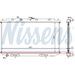 Radiateur Refroidissement Moteur Pour Nissan Almera II Hatchback 21410-BM400