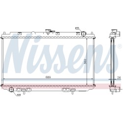 Radiateur Refroidissement Moteur Pour Nissan Almera II Hatchback 21410-BN300