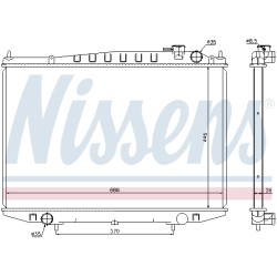 Radiateur Refroidissement Moteur Pour Nissan Pick-up 21410-2S710 214603S800
