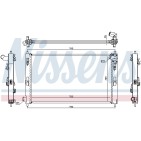 Radiateur Refroidissement Moteur Pour Peugeot Citroën Mitsubishi 1330.V1 1330T0