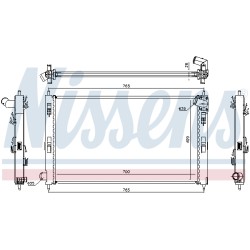 Radiateur Refroidissement Moteur Pour Peugeot Citroën Mitsubishi 1330.V1 1330T0