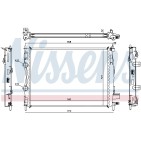 Radiateur Refroidissement Moteur Pour Nissan Qashqai +2 I Van 21400JD50A