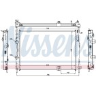 Radiateur Refroidissement Moteur Pour Nissan Qashqai +2 I Van 21400-JD71B