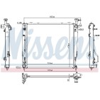 Radiateur Refroidissement Moteur Pour Kia Sorento II 253102P300 253102P360