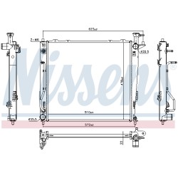 Radiateur Refroidissement Moteur Pour Kia Sorento II 253102P300 253102P360