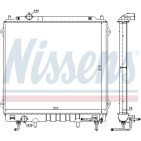 Radiateur Refroidissement Moteur Pour Hyundai Terracan 25310-H1930 25310H1910