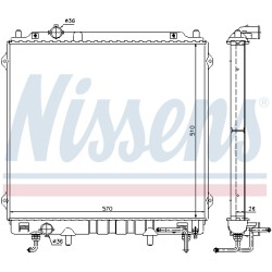Radiateur Refroidissement Moteur Pour Hyundai Terracan 25310-H1930 25310H1910
