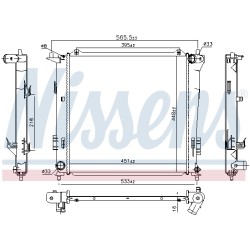 Radiateur Refroidissement Moteur Pour Hyundai Elantra i30 Kia Ceed Pro Cee'D