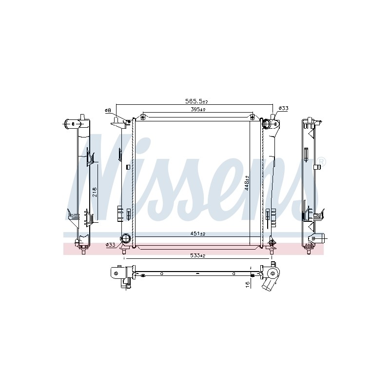 Radiateur Refroidissement Moteur Pour Hyundai Elantra i30 Kia Ceed Pro Cee'D