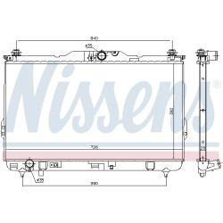 Radiateur Refroidissement Moteur Pour Hyundai Santa Fé I I/SUV 2531026410