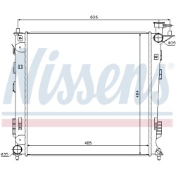 Radiateur Refroidissement Moteur Pour Hyundai ix35 Van Kia Sportage