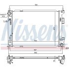 Radiateur Refroidissement Moteur Pour Hyundai ix20 Kia Venga 25310-1P050