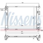 Radiateur Refroidissement Moteur Pour Hyundai ix20 Kia Venga 25310-1P200