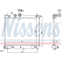 Radiateur Refroidissement Moteur Pour Hyundai i10 25310-0X060 25310-0X200