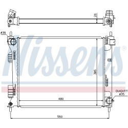 Radiateur Refroidissement Moteur Pour Hyundai Accent IV i20 Kia RIO III
