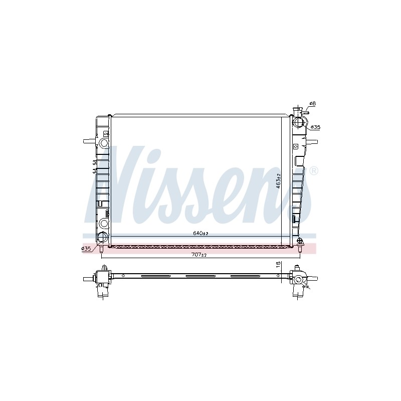 Radiateur Refroidissement Moteur Pour Hyundai Tucson Tucson/SUV Kia Sportage
