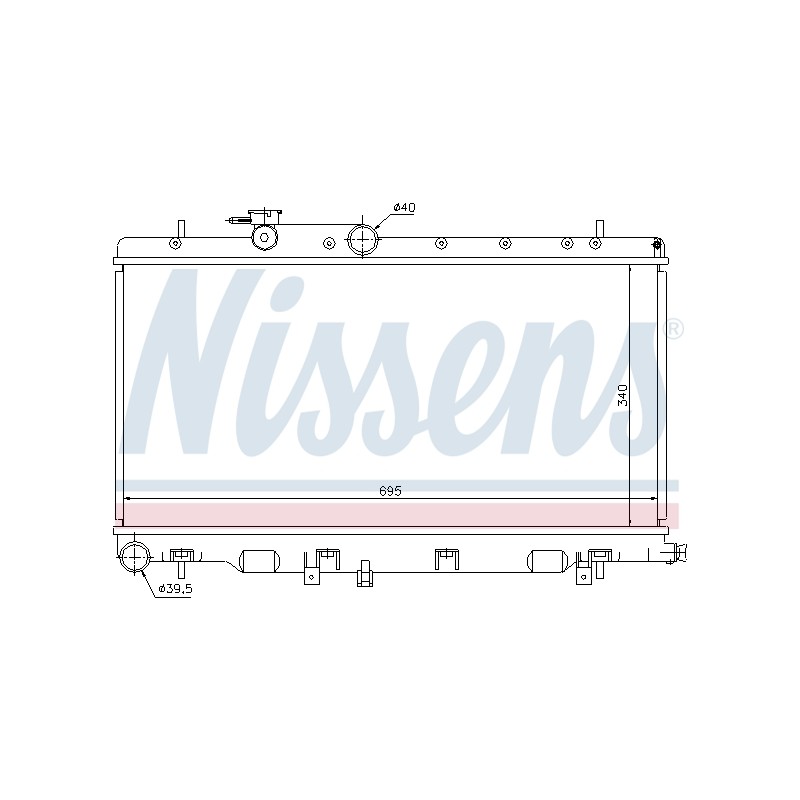 Radiateur Refroidissement Moteur Pour Subaru Impreza 32007317 32010125 32010837