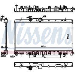 Radiateur Refroidissement Moteur Pour Subaru Impreza Legacy III Outback 32007315
