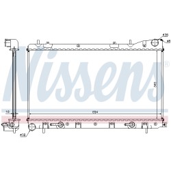 Radiateur Refroidissement Moteur Pour Subaru Forester 45111SA010 45111SA011