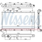 Radiateur Refroidissement Moteur Pour Subaru Forester Impreza 45119-AG080