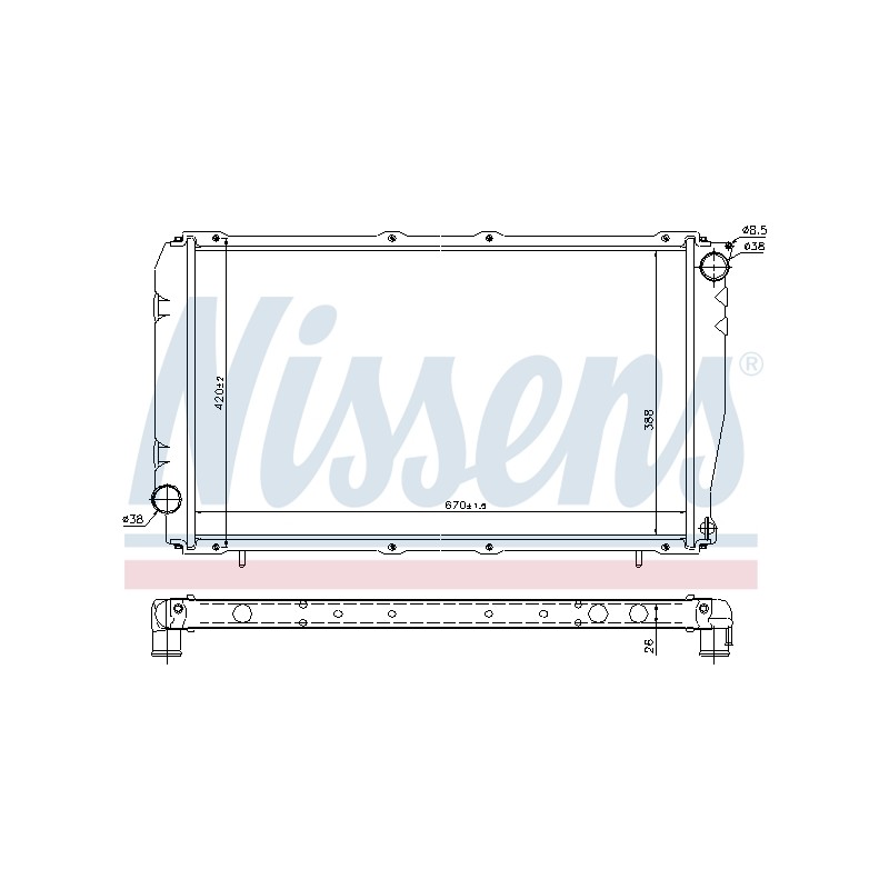 Radiateur Refroidissement Moteur Pour Subaru Impreza Legacy I 45111-AA260