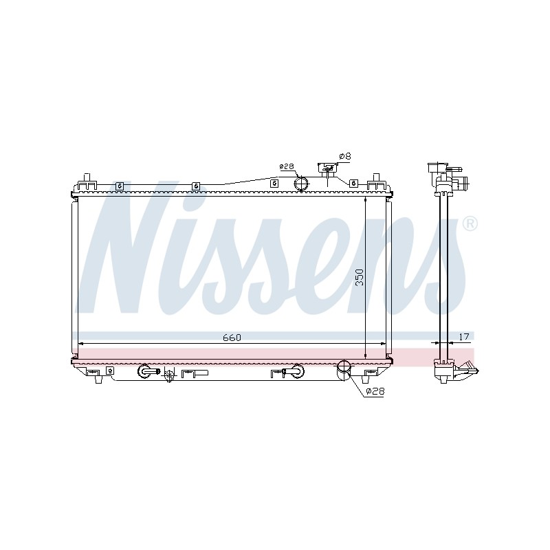 Radiateur Refroidissement Moteur Pour Honda Civic VII VIII 19010PLMA01
