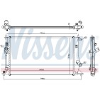 Radiateur Refroidissement Moteur Pour Mazda 5 LBF715200A LFB7-15-200A