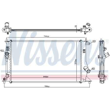 Radiateur Refroidissement Moteur Pour Mazda 5 LBF715200A LFB7-15-200A