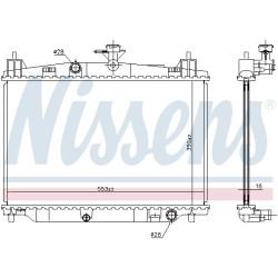 Radiateur Refroidissement Moteur Pour Mazda 2 ZJ3815200 ZJ3815200A